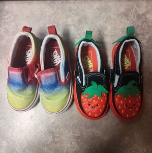 Vans Red and Yellow Sneakers Vibrant Design Bundle